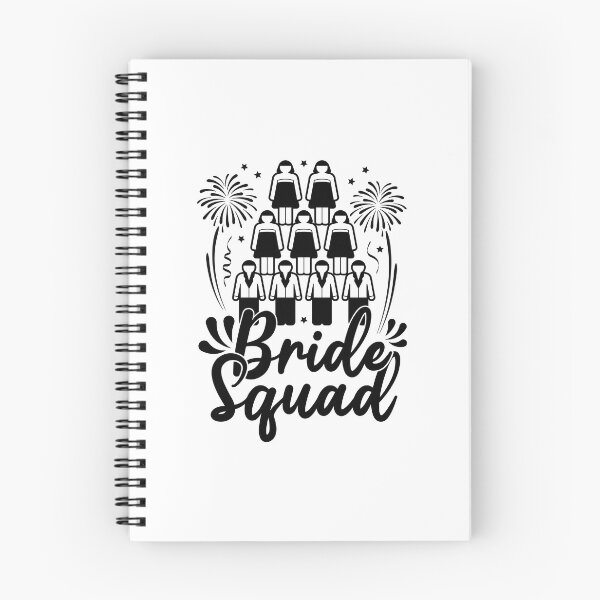 Item preview, Bride Squad Bridal Cheer Party Matching Ensemble designed and sold by GravitiTees.