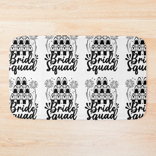 Item preview, Bride Squad Bridal Cheer Party Matching Ensemble designed and sold by GravitiTees.