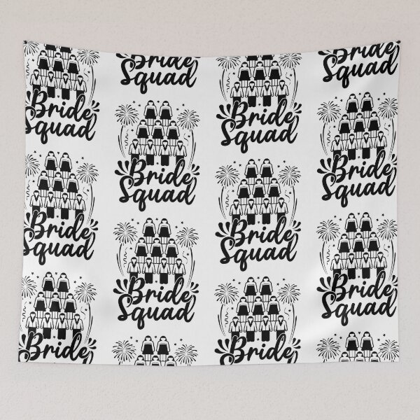 Item preview, Bride Squad Bridal Cheer Party Matching Ensemble designed and sold by GravitiTees.