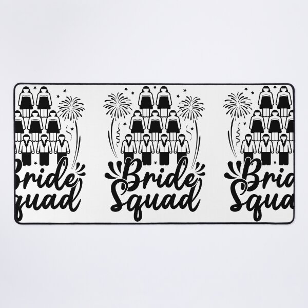 Item preview, Bride Squad Bridal Cheer Party Matching Ensemble designed and sold by GravitiTees.
