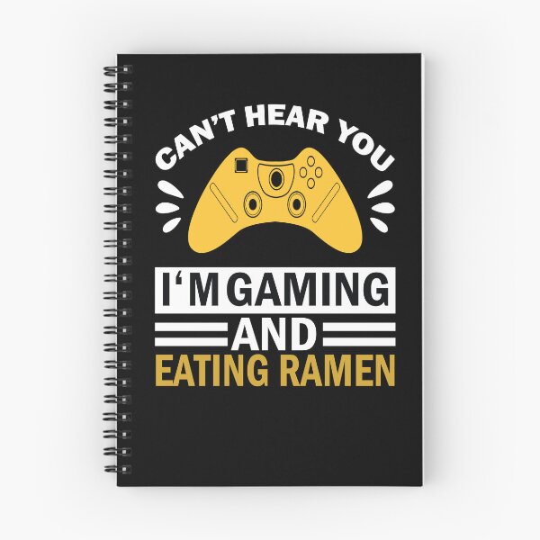 Item preview,  Funny gamers geek meme cool gaming design quote eating ramen designed and sold by ghostsanda.