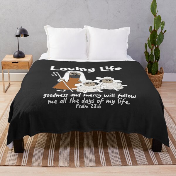 Item preview, Christian Design - Sheep with their Good Shepherd - Loving Life designed and sold by simplydesignart.