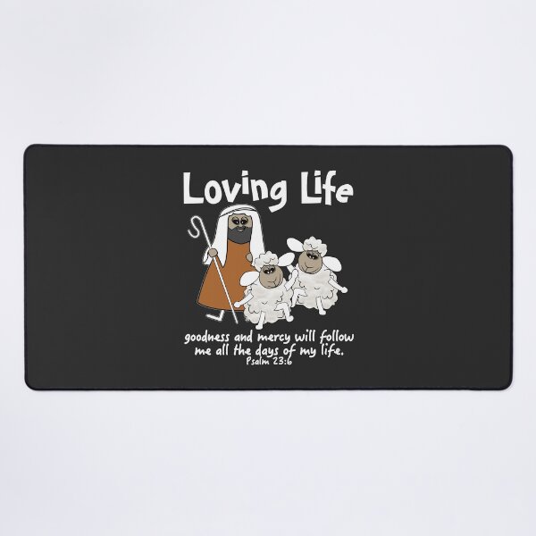 Item preview, Christian Design - Sheep with their Good Shepherd - Loving Life designed and sold by simplydesignart.