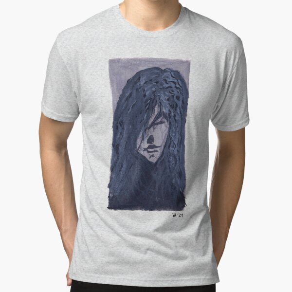 Lady in gray Tri-blend T-Shirt