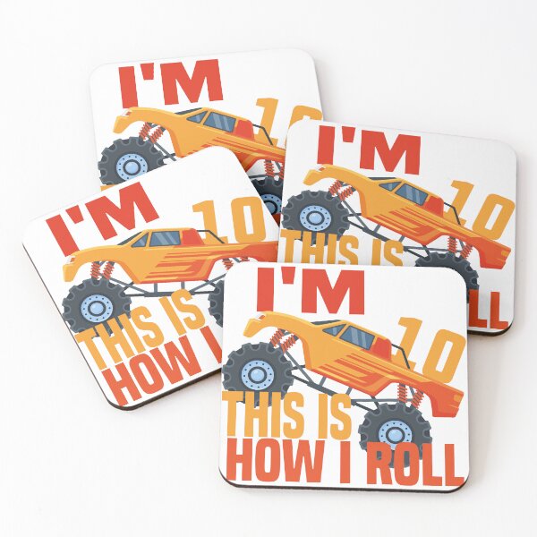 Item preview,  Kids I'm 10 This Is How I Roll Monster Truck 10th Birthday Boy Gift designed and sold by DrH4af.
