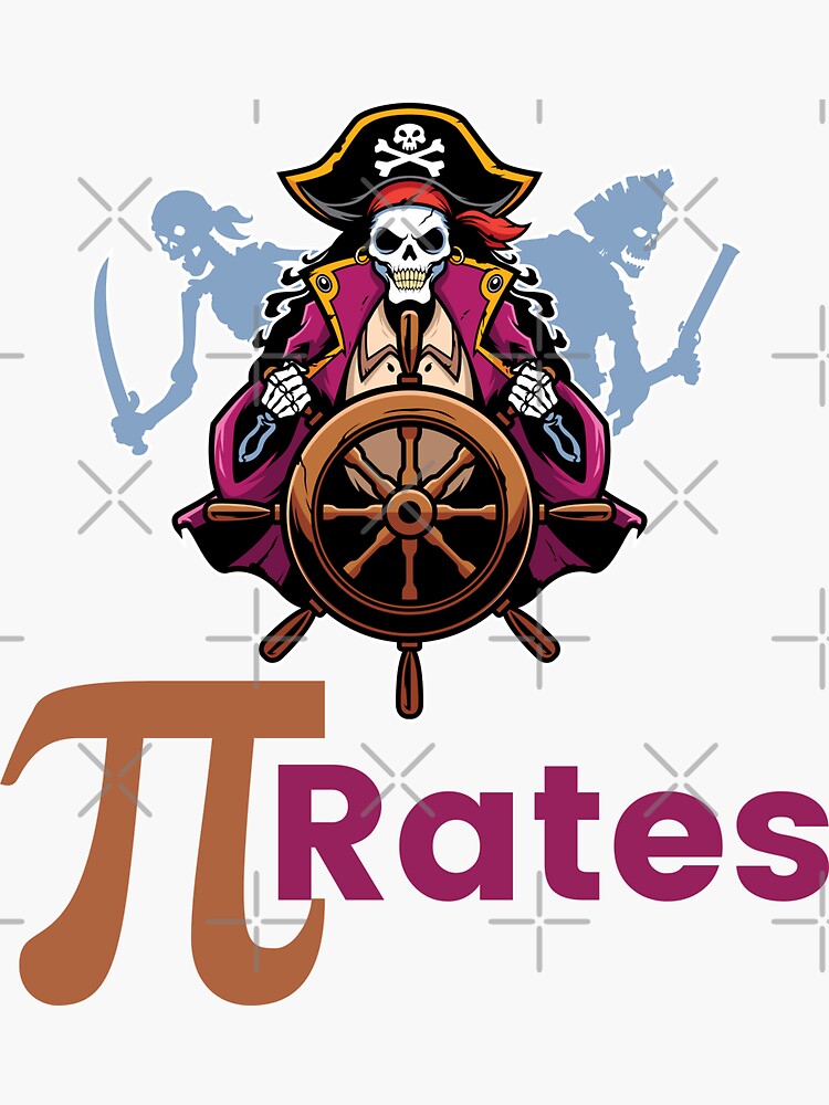 Pi Day Joke Shirt T-shirt Pi Pun Pirate Shirt 3.14% of 