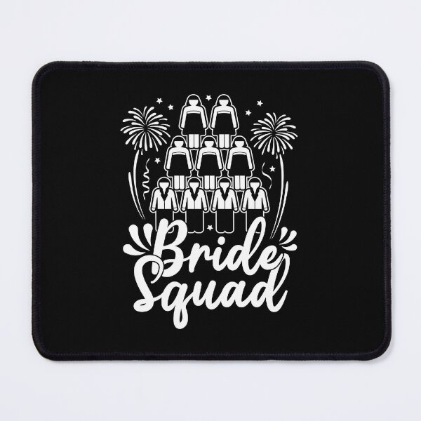 Item preview, Bride Squad Bridal Cheering Party Matching Group designed and sold by GravitiTees.