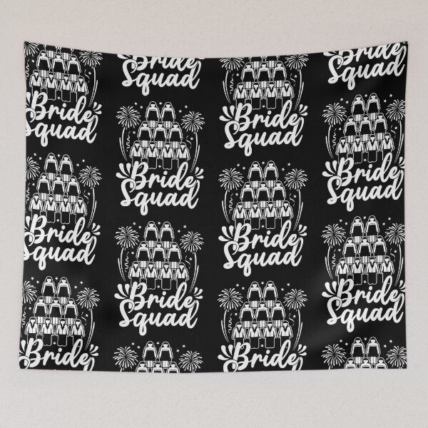 Item preview, Bride Squad Bridal Cheering Party Matching Group designed and sold by GravitiTees.