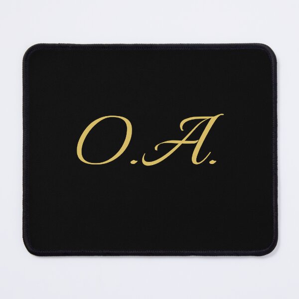 Item preview, OA Initials | Gold Lettering | Personalised Gifts designed and sold by Avo And Sriracha.