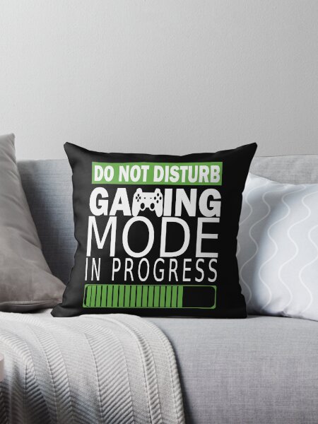 Funny dady gamers meme cool gaming quote gaming addicted video games Pillow for Sale by ghostsanda Redbubble