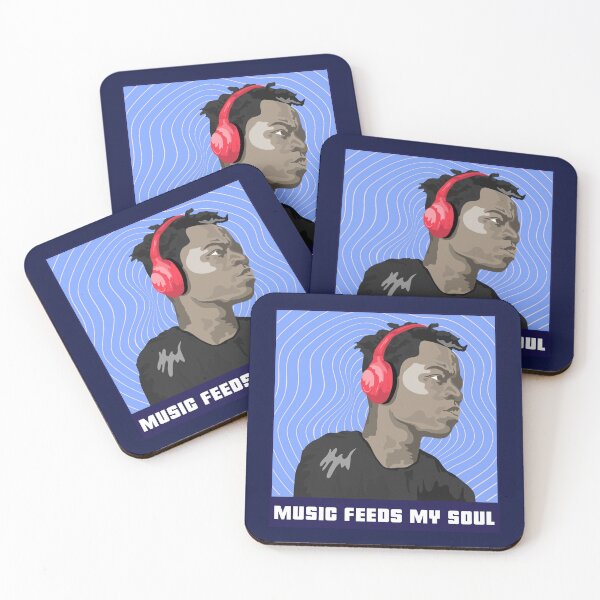 Item preview, Music feeds my soul - Cool Music Lover Musician Gifts designed and sold by mayamay0.