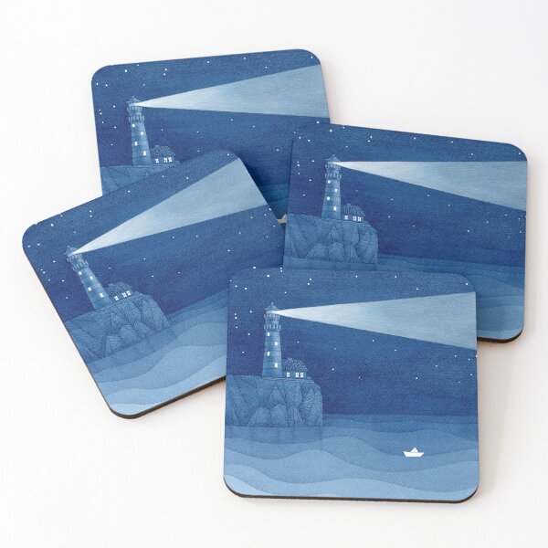 Item preview, Lighthouse, small house & paperboat designed and sold by VApinx.