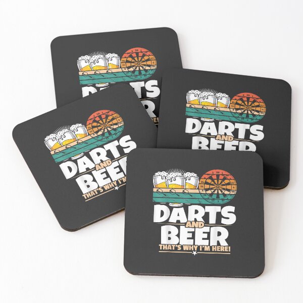 Item preview, Darts And Beer That's Why I'm Here - Retro Dart Professional Men designed and sold by Corelli87.