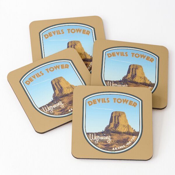 Item preview, Devils Tower National Monument Wyoming State Park USA Sticker T-Shirt 02 designed and sold by OuterShellUK.
