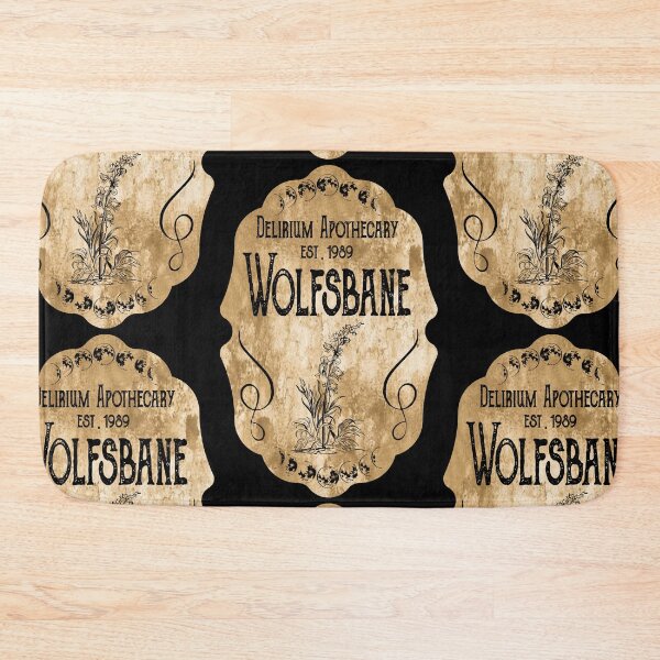 Item preview, Wolfsbane potion label designed and sold by Haus of Delirium.