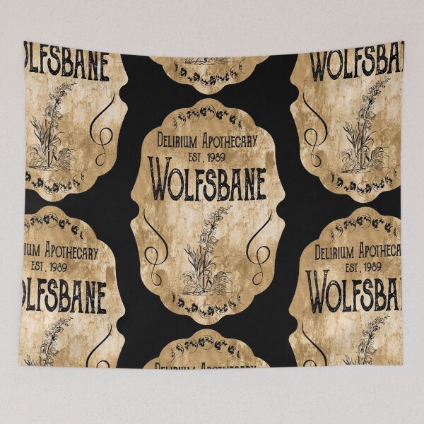 Item preview, Wolfsbane potion label designed and sold by Haus of Delirium.