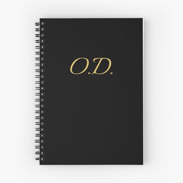 Item preview, OD Initials | Gold Lettering | Personalised Gifts designed and sold by Avo And Sriracha.