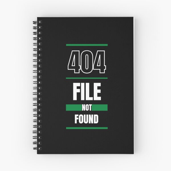 Item preview, 404 File Not Found Funny T-Shirt designed and sold by WilkDesign.