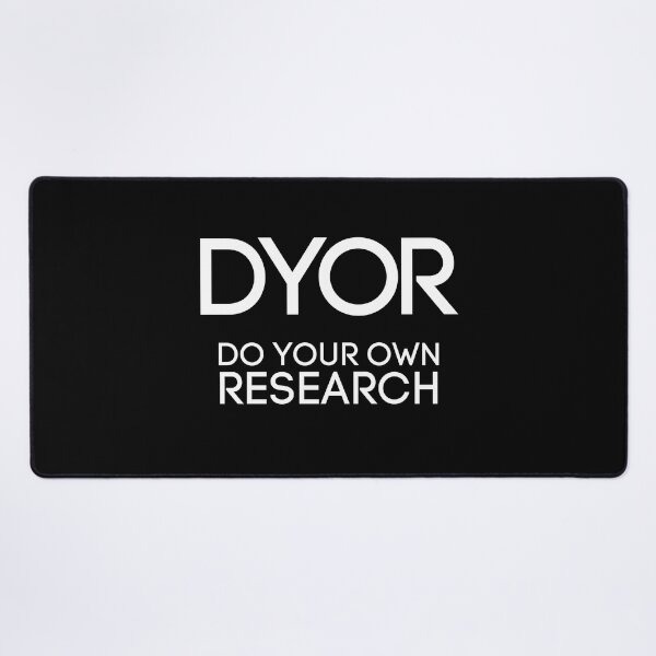 Item preview, Funny NFT Quote DYOR designed and sold by nft-millionaire.
