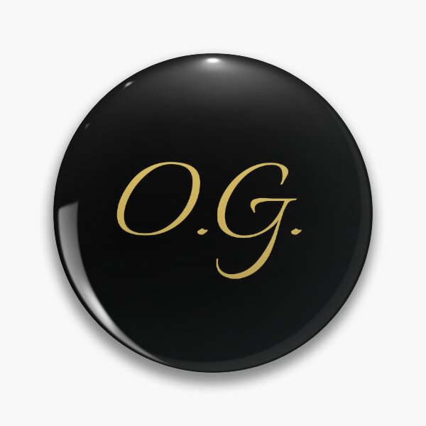 Item preview, OG Initials | Gold Lettering | Personalised Gifts designed and sold by Avo And Sriracha.