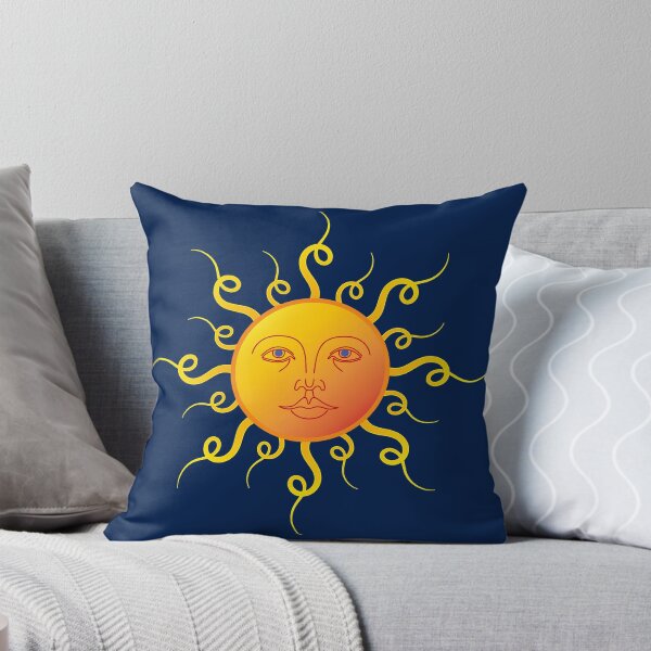 Item preview, Red Yellow Sun Face Mati designed and sold by Yiorgos Designs.