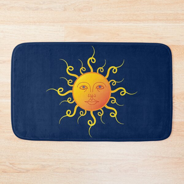 Item preview, Red Yellow Sun Face Mati designed and sold by Yiorgos Designs.