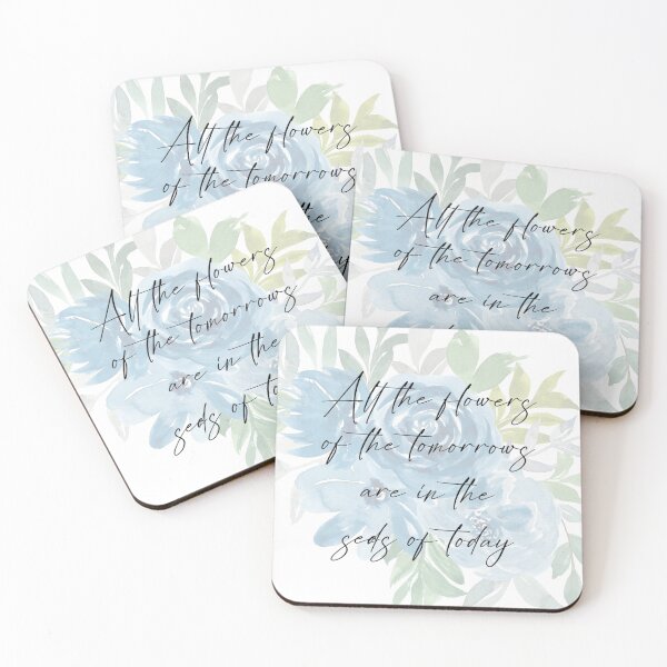 Item preview, All the Flowers of the Tomorrows are in the Seeds of Today designed and sold by SuzyTurner.