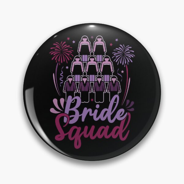 Item preview, Bride Squad Bridal Cheer Theme Matching Party Group designed and sold by GravitiTees.