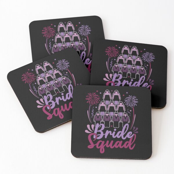 Item preview, Bride Squad Bridal Cheer Theme Matching Party Group designed and sold by GravitiTees.