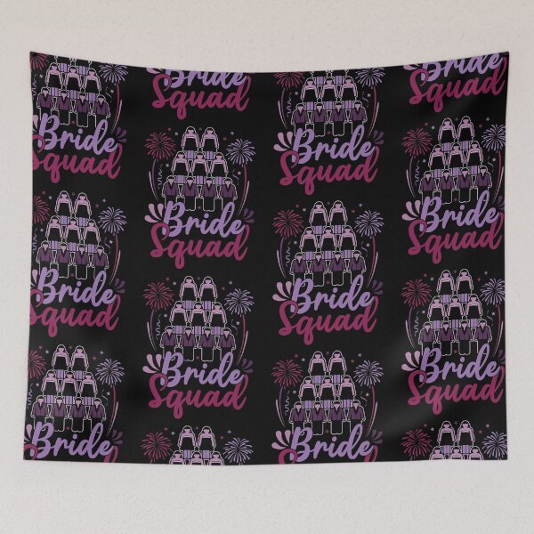Item preview, Bride Squad Bridal Cheer Theme Matching Party Group designed and sold by GravitiTees.