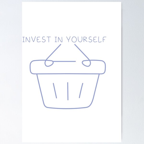 Item preview, INVEST IN YOURSELF designed and sold by DiscoVibes.