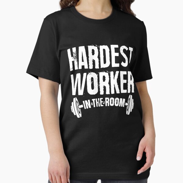 Artikel-Vorschau von Hardest Worker In The Room Shirt-Powerlifting Shirt-Gewichtheber Shirt-Geschenk für Bodybuilder-Crossfit Shirt-Fitness Shirt-Gym Shirt, designt und verkauft von aymob.