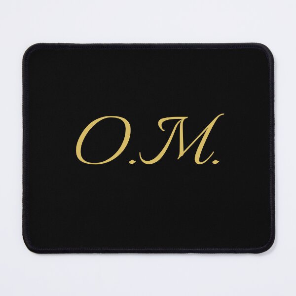 Item preview, OM Initials | Gold Lettering | Personalised Gifts designed and sold by Avo And Sriracha.