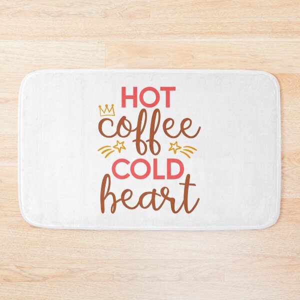 Item preview, Hot Coffee Cold Heart - coffeine lovers design designed and sold by TiiNGA.