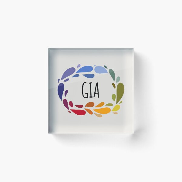 Item preview, Gia Name Cute Colorful Gift Named Gia designed and sold by kindxinn.