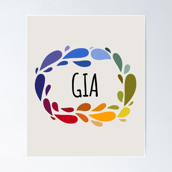 Item preview, Gia Name Cute Colorful Gift Named Gia designed and sold by kindxinn.