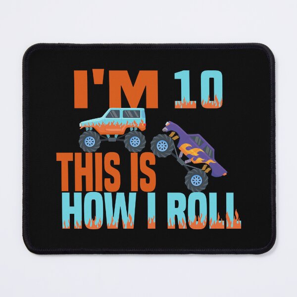 Item preview, Kids I'm 10 This Is How I Roll Monster Truck 10th Birthday Boy Gift designed and sold by DrH4af.