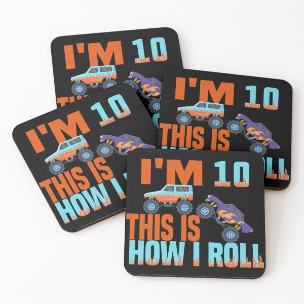 Item preview, Kids I'm 10 This Is How I Roll Monster Truck 10th Birthday Boy Gift designed and sold by DrH4af.