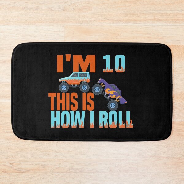 Item preview, Kids I'm 10 This Is How I Roll Monster Truck 10th Birthday Boy Gift designed and sold by DrH4af.