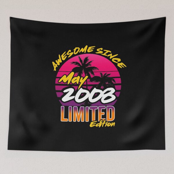 Item preview, Vintage 2008 14th Birthday Design: Awesome Since May 2008 designed and sold by AMINE  ★★★★★.