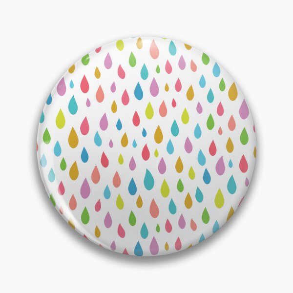 Item preview, Bright rainbow raindrops pattern  designed and sold by Yasminepatterns .