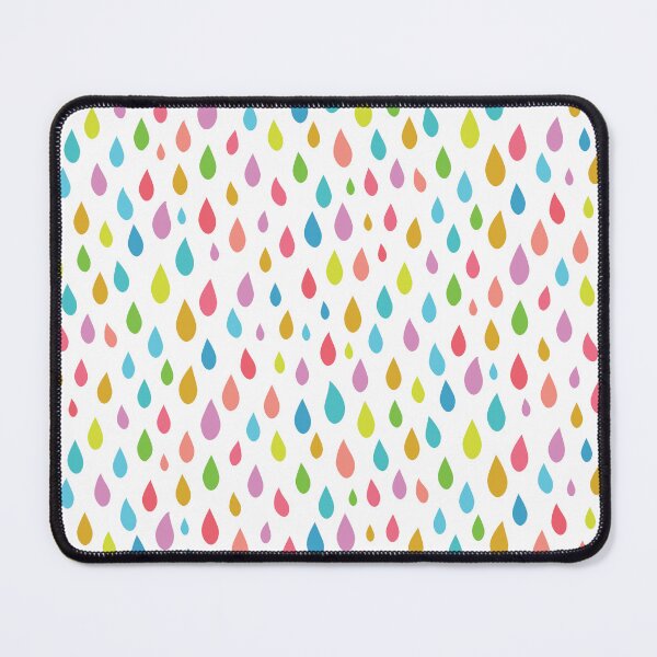 Item preview, Bright rainbow raindrops pattern  designed and sold by Yasminepatterns .