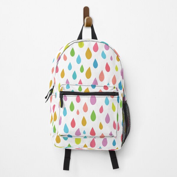 Item preview, Bright rainbow raindrops pattern designed and sold by Yasminepatterns .