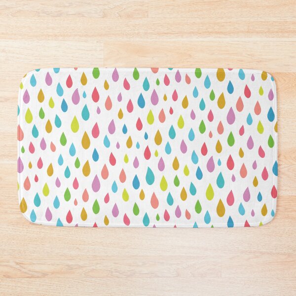 Item preview, Bright rainbow raindrops pattern  designed and sold by Yasminepatterns .