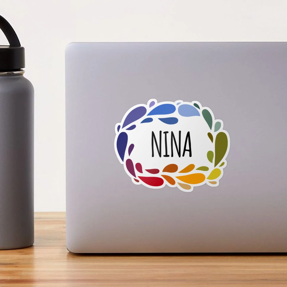 Nina Name Cute Colorful Gift Named Nina