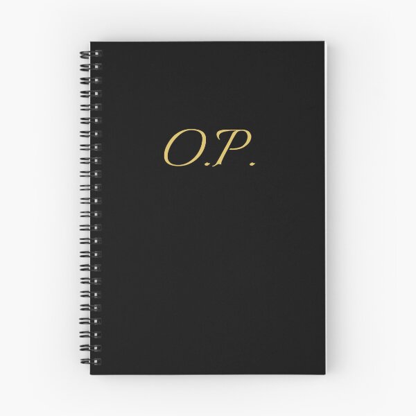 Item preview, OP Initials | Gold Lettering | Personalised Gifts designed and sold by Avo And Sriracha.