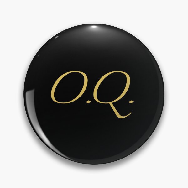 Item preview, OQ Initials | Gold Lettering | Personalised Gifts designed and sold by Avo And Sriracha.