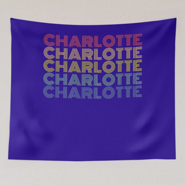 Item preview, Charlotte Wordmark Pattern Personalized Name Retro designed and sold by XanhtoChieng.