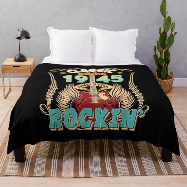 Item preview, Classic Since 1945 And Still Rockin 77th Birthday designed and sold by RachaelEliezer.