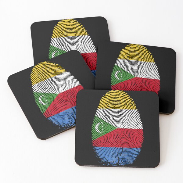 Item preview, Comoros Flag Fingerprint It is in my DNA Comorian designed and sold by XanhtoChieng.